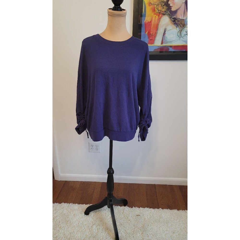 Oversized Fabletics Purple Sweatshirt